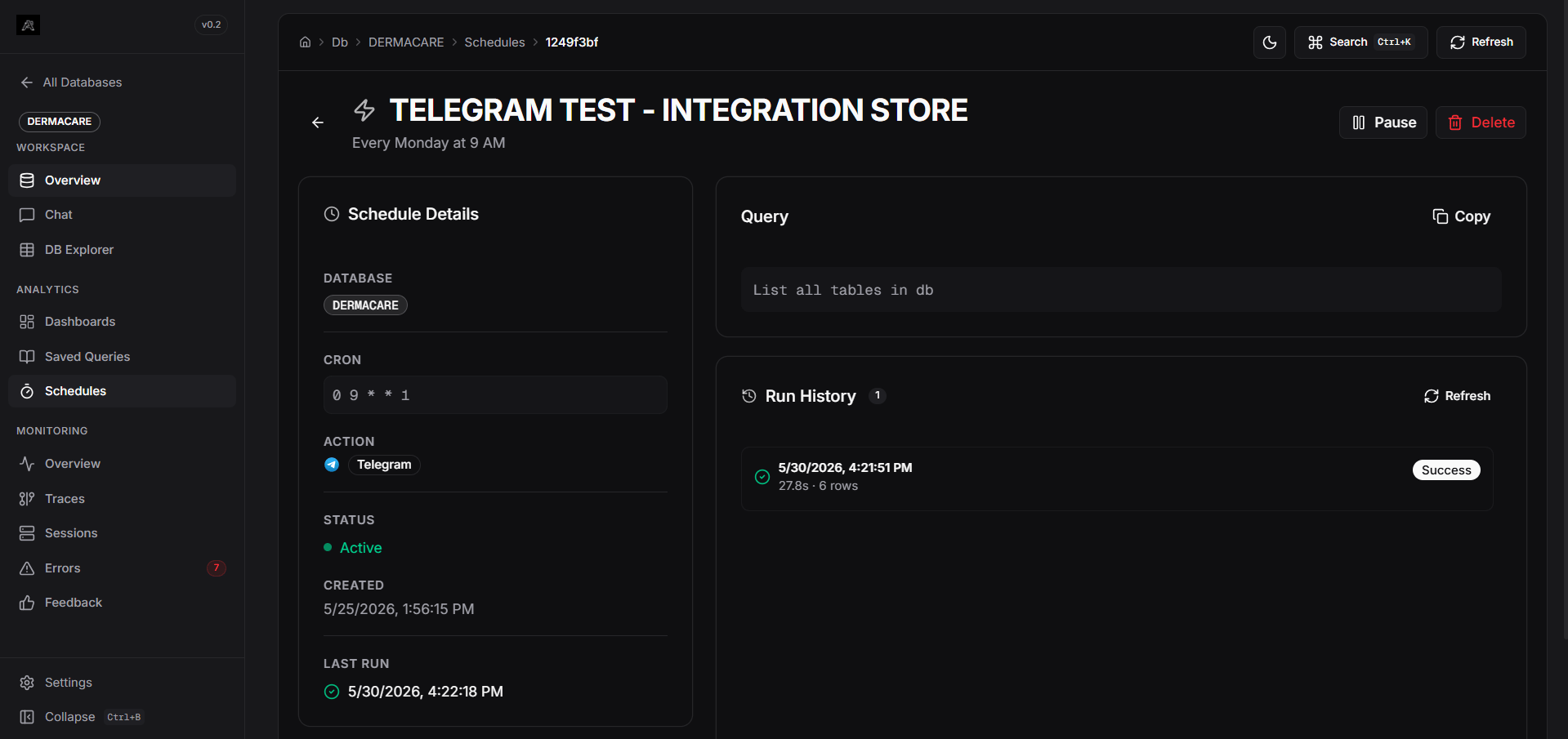 Automations Dashboard