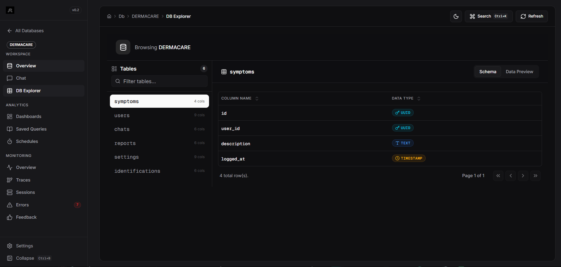DB Explorer