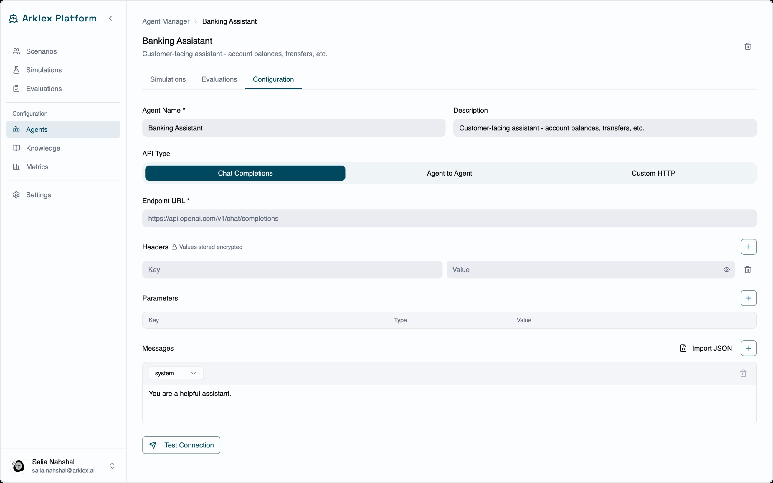 Agent Config