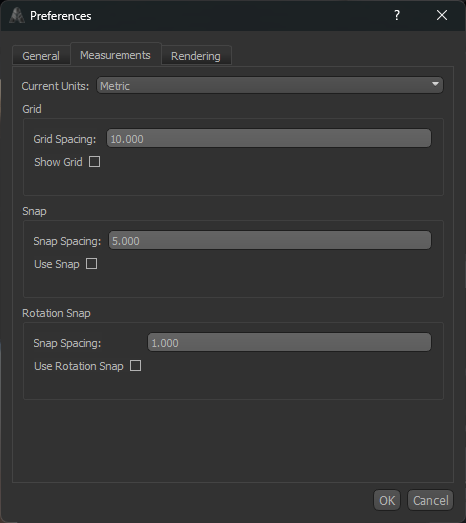 Measurement Preferences