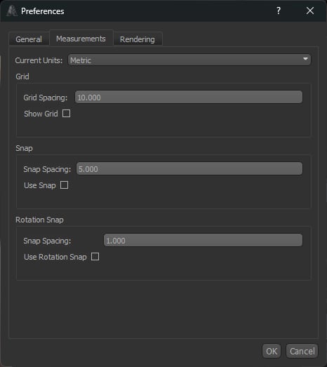 Measurement Preferences