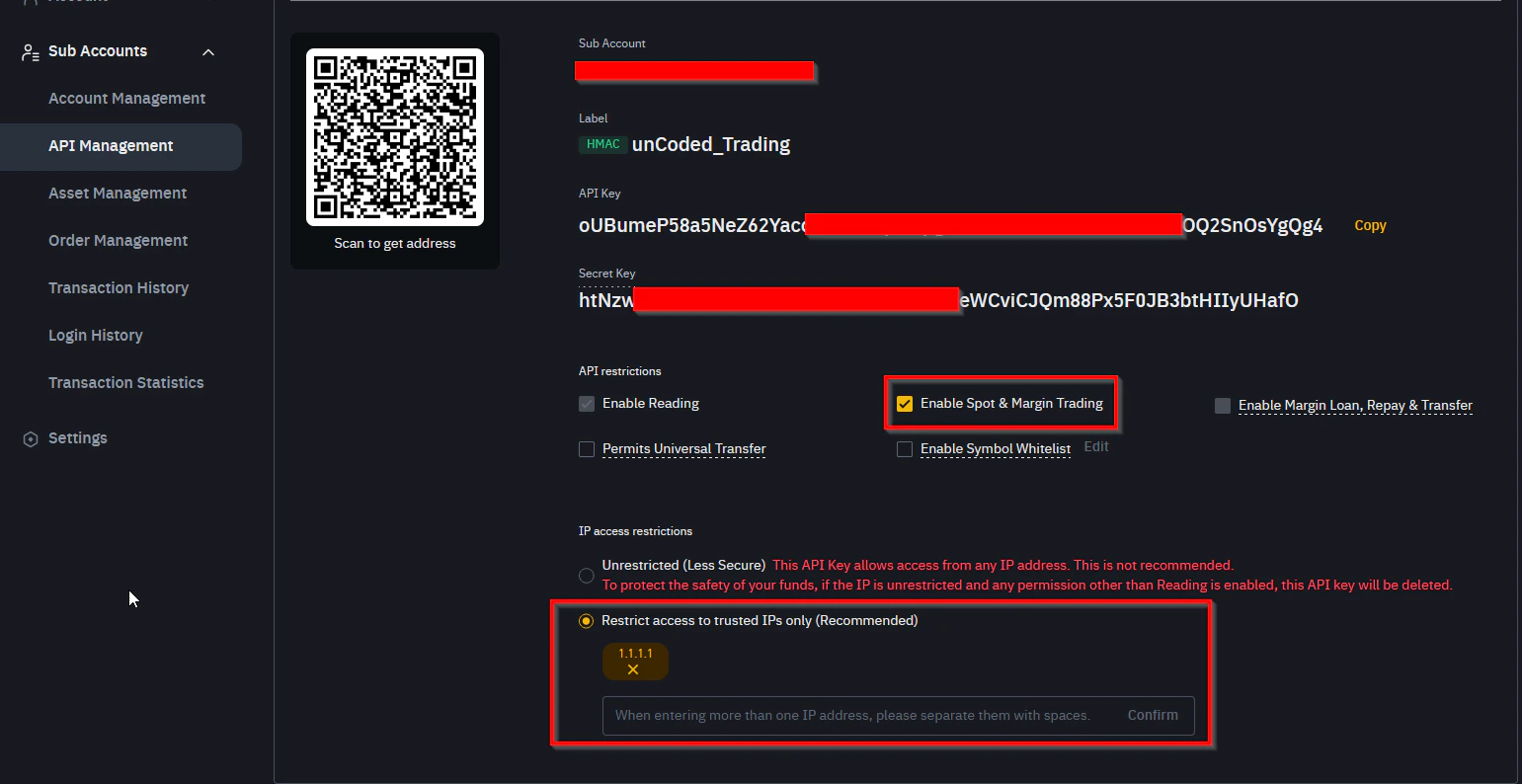Image API Credentials
