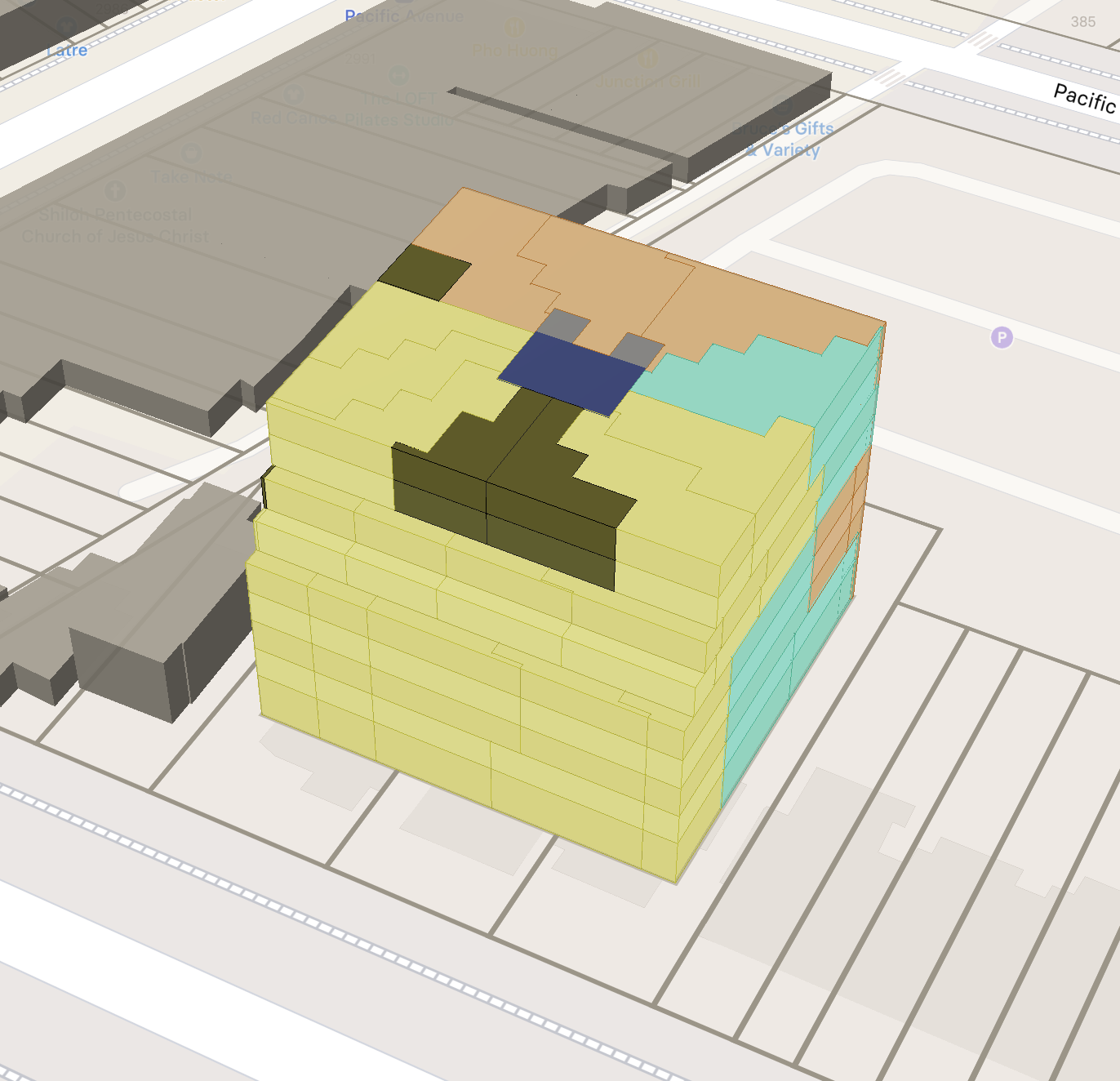 Area-based Unit Simulation