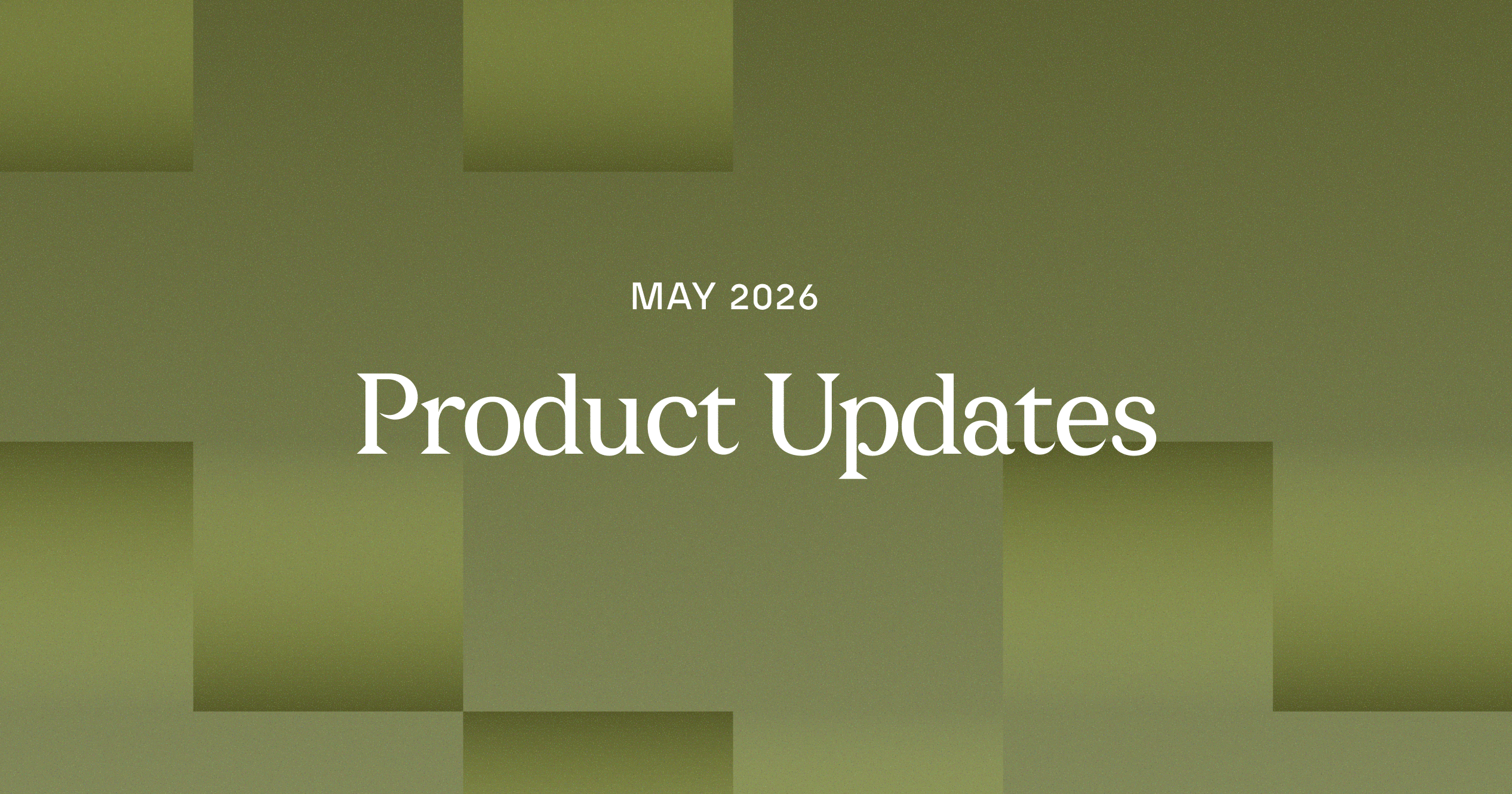 May Product Roundup