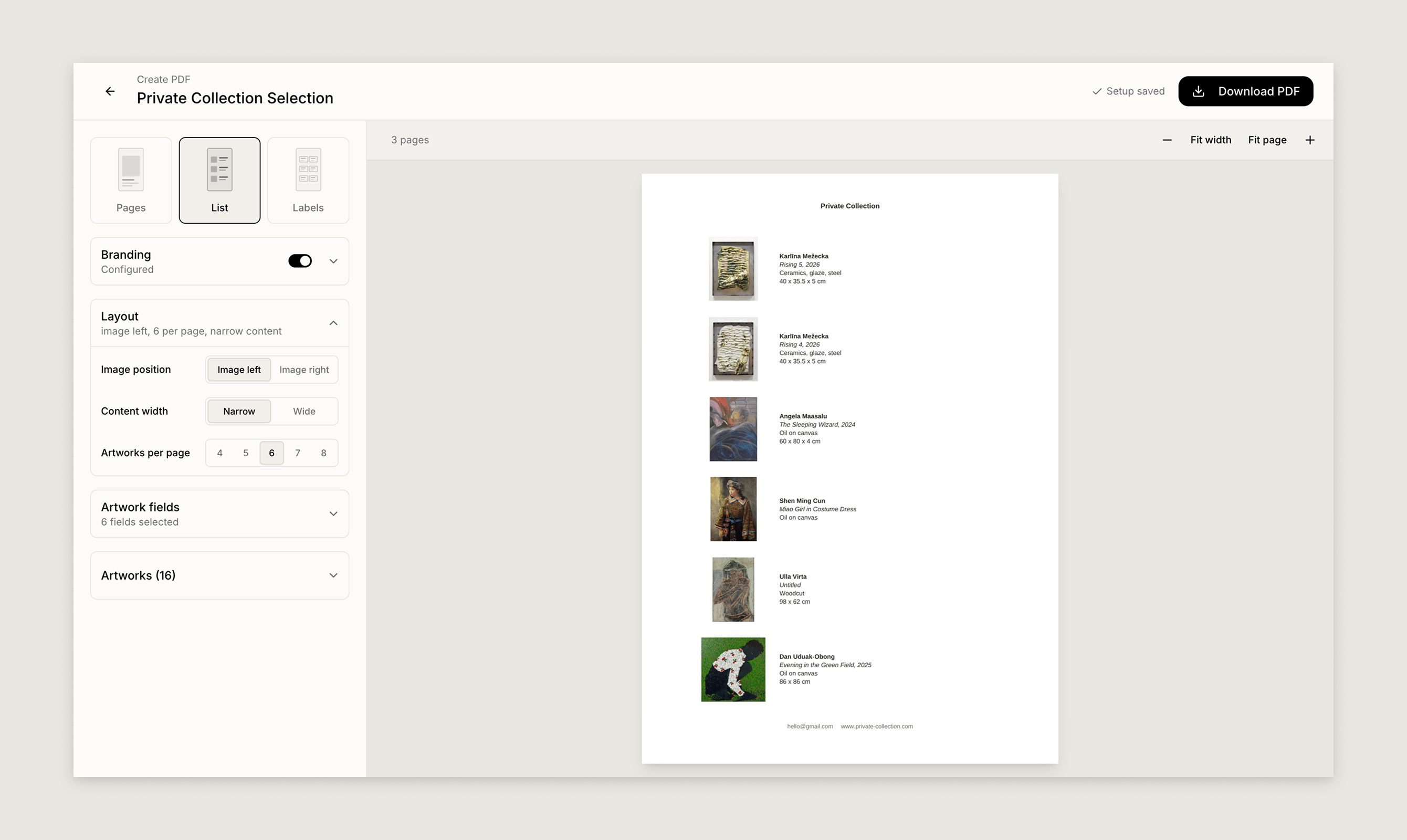 Pdf Lists 1