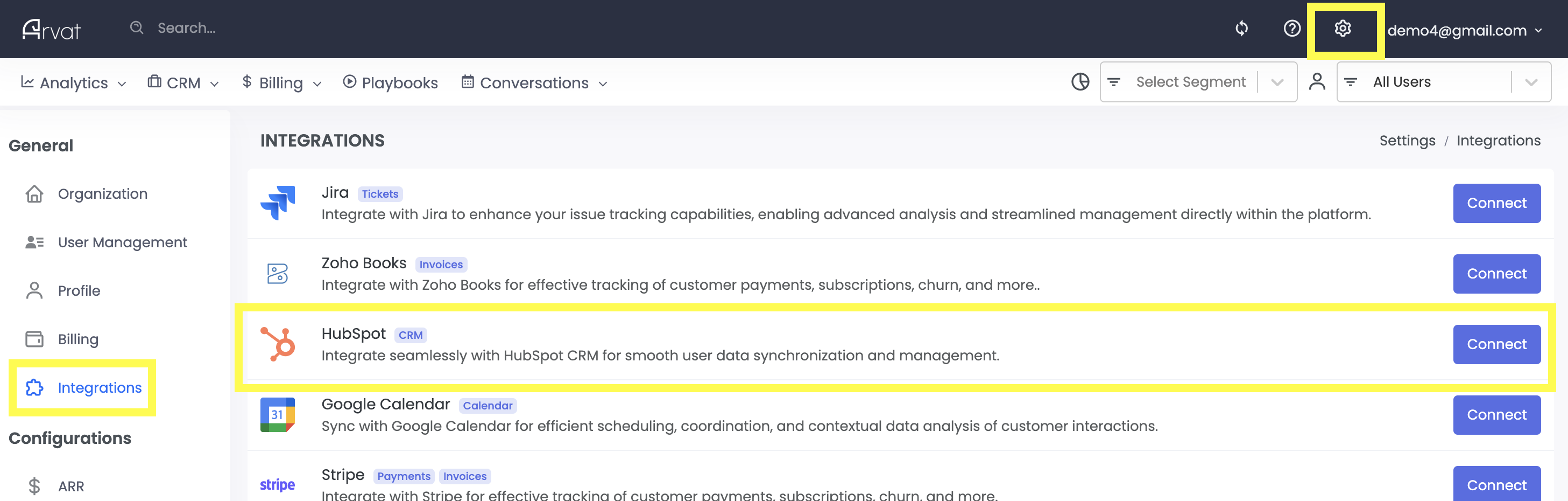 HubSpot Integration Tile
