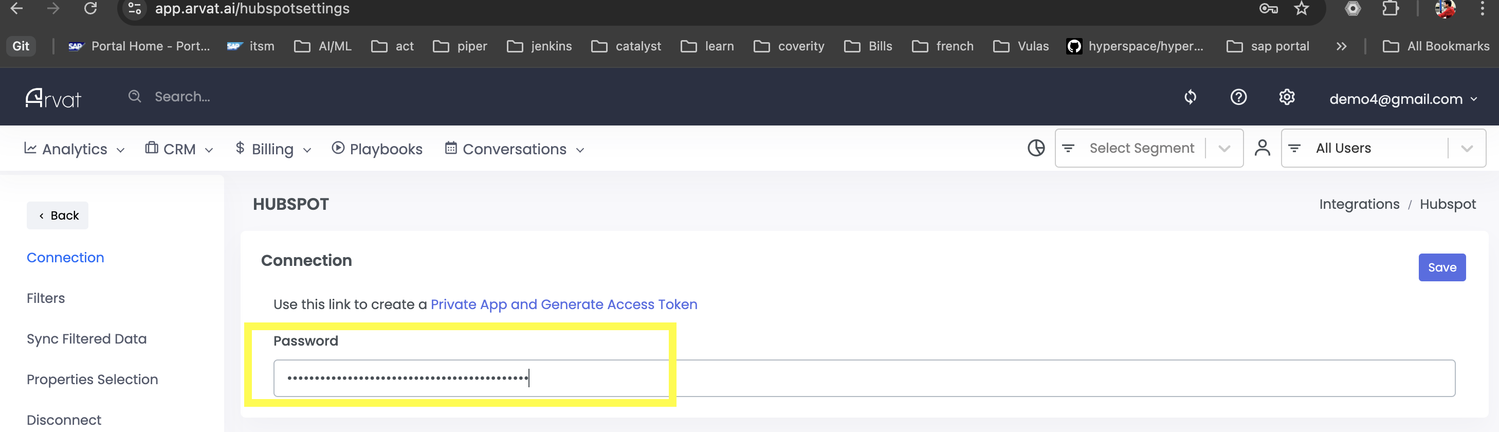 HubSpot Integration Tile