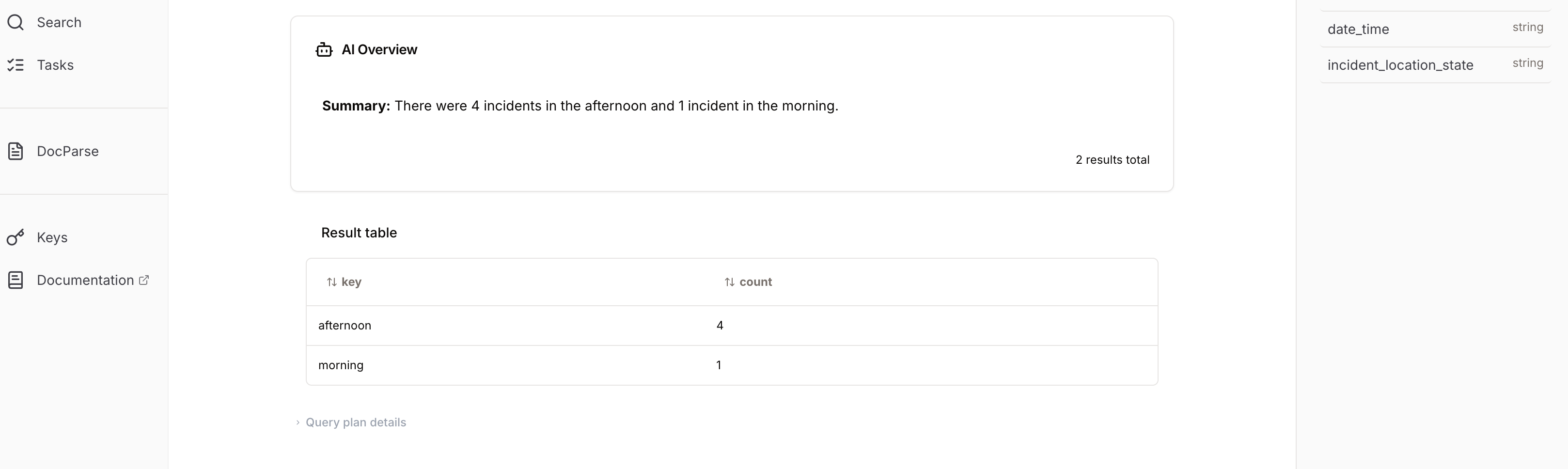 Query Answer