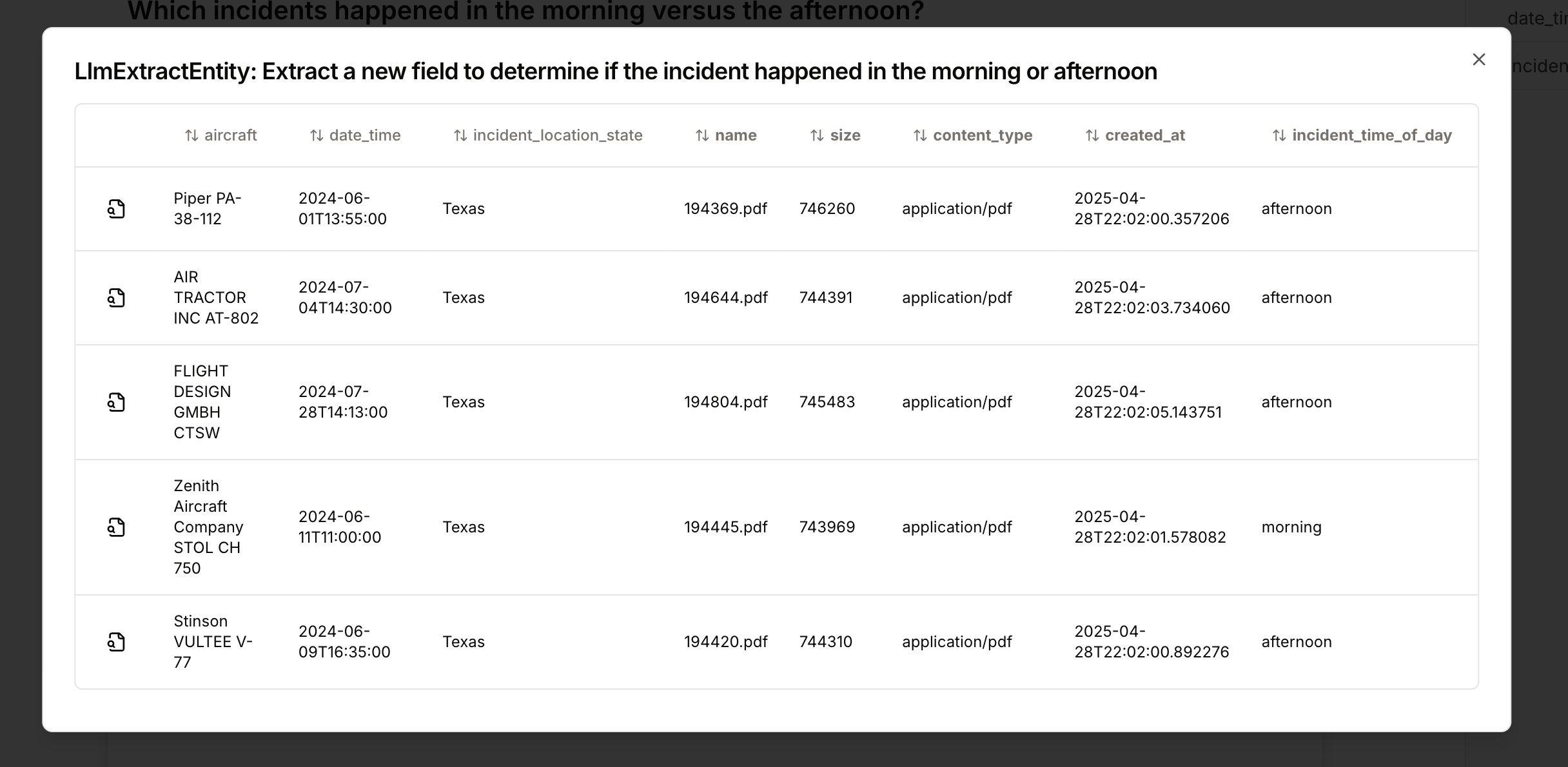 Query Added Properties