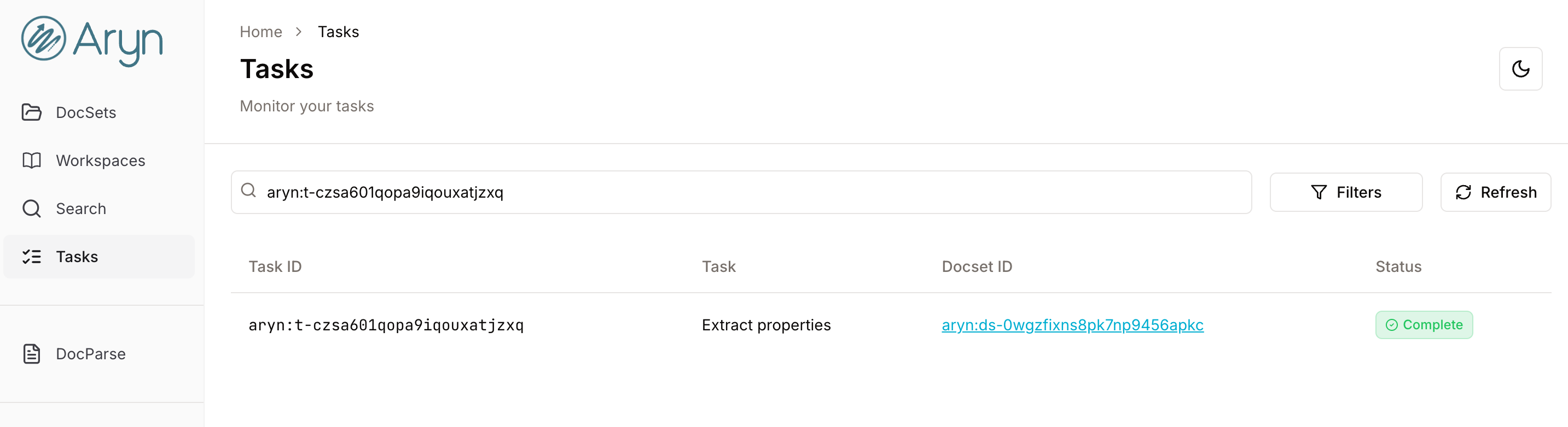 View Tasks