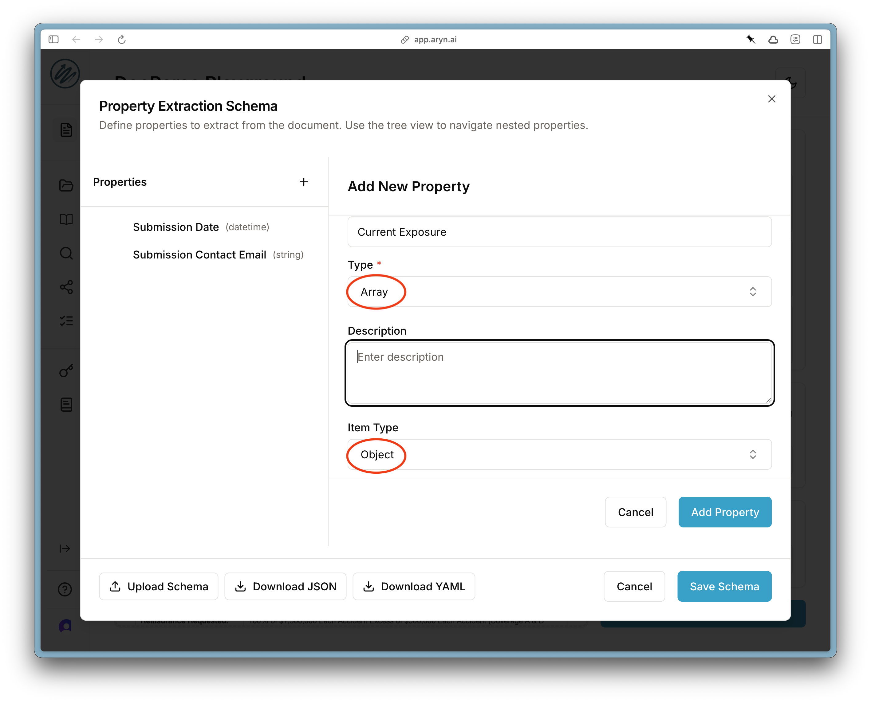 Extracting an Array in the DocParse UI