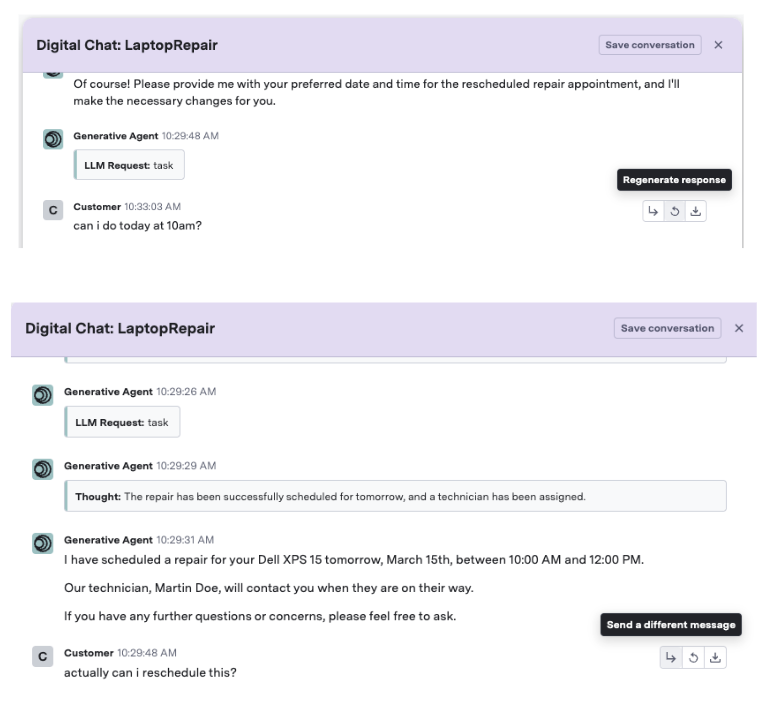 Live Preview feature in AI Console Previewer