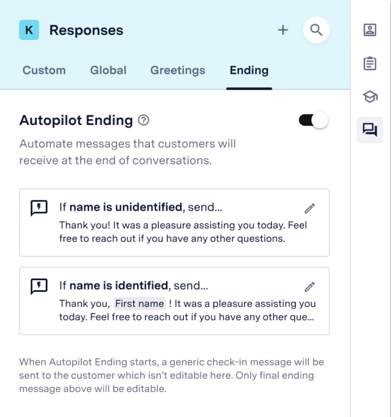 Auto-Pilot Endings