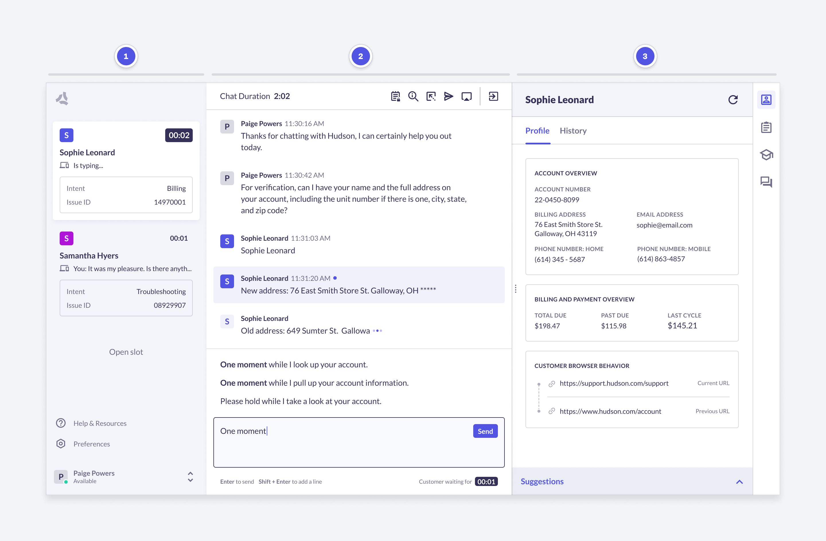 Digital Agent Desk main interface screenshot