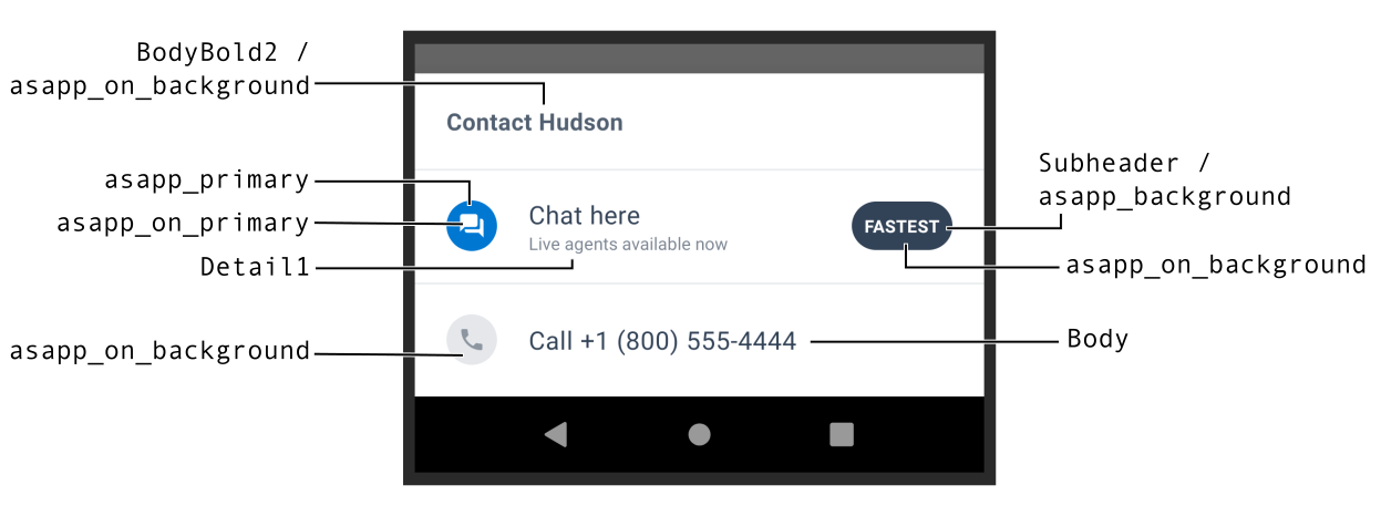 Screenshot of Chat Instead chat icon customization in Android app