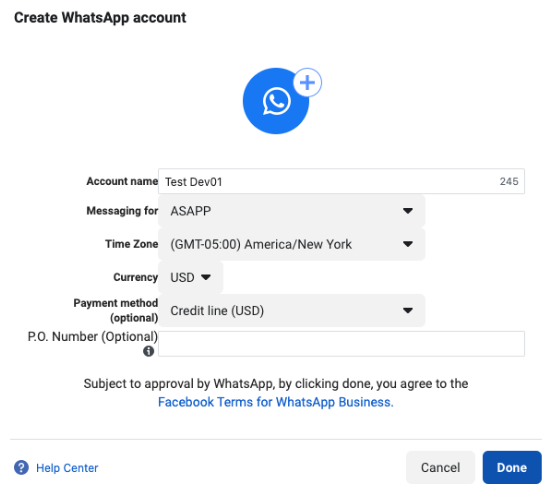WhatsApp Business Accounts