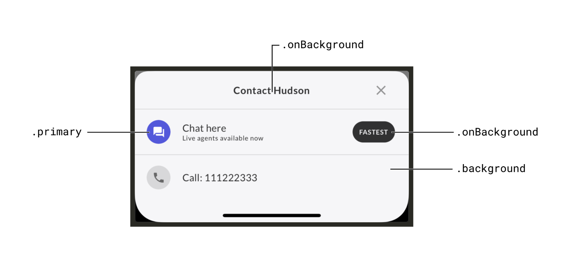 Screenshot of Chat Instead chat icon customization in iOS app