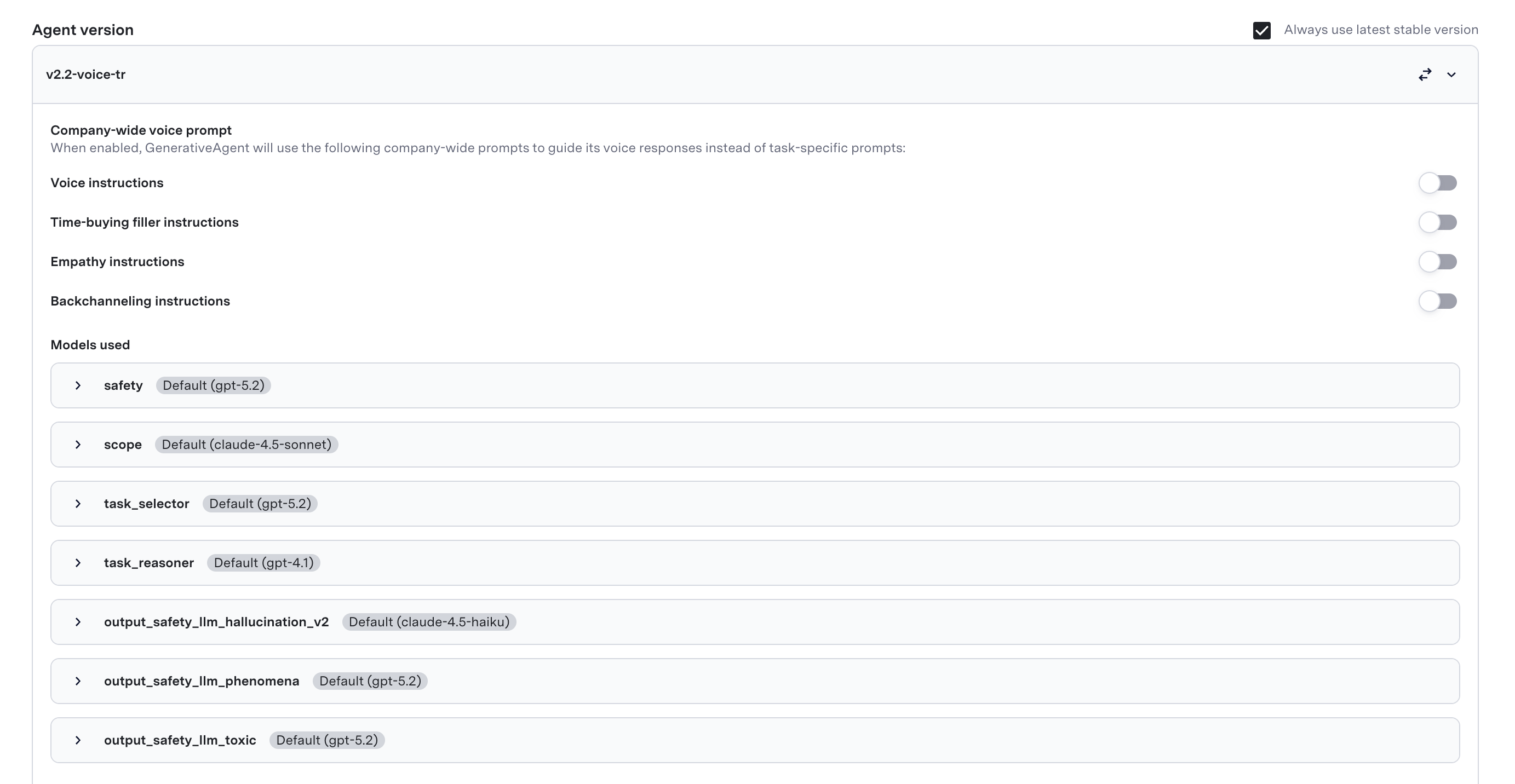 Agent Identity - Voice Configuration