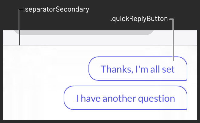 Quick Replies and Action Buttons