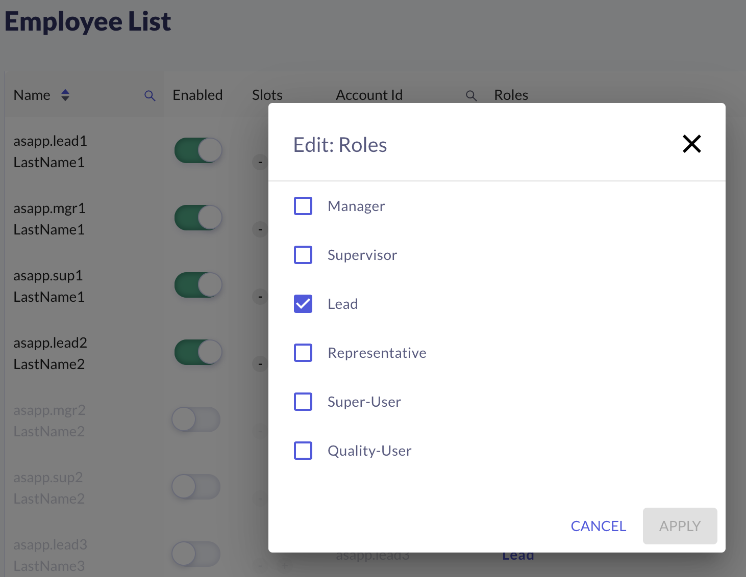 User Management