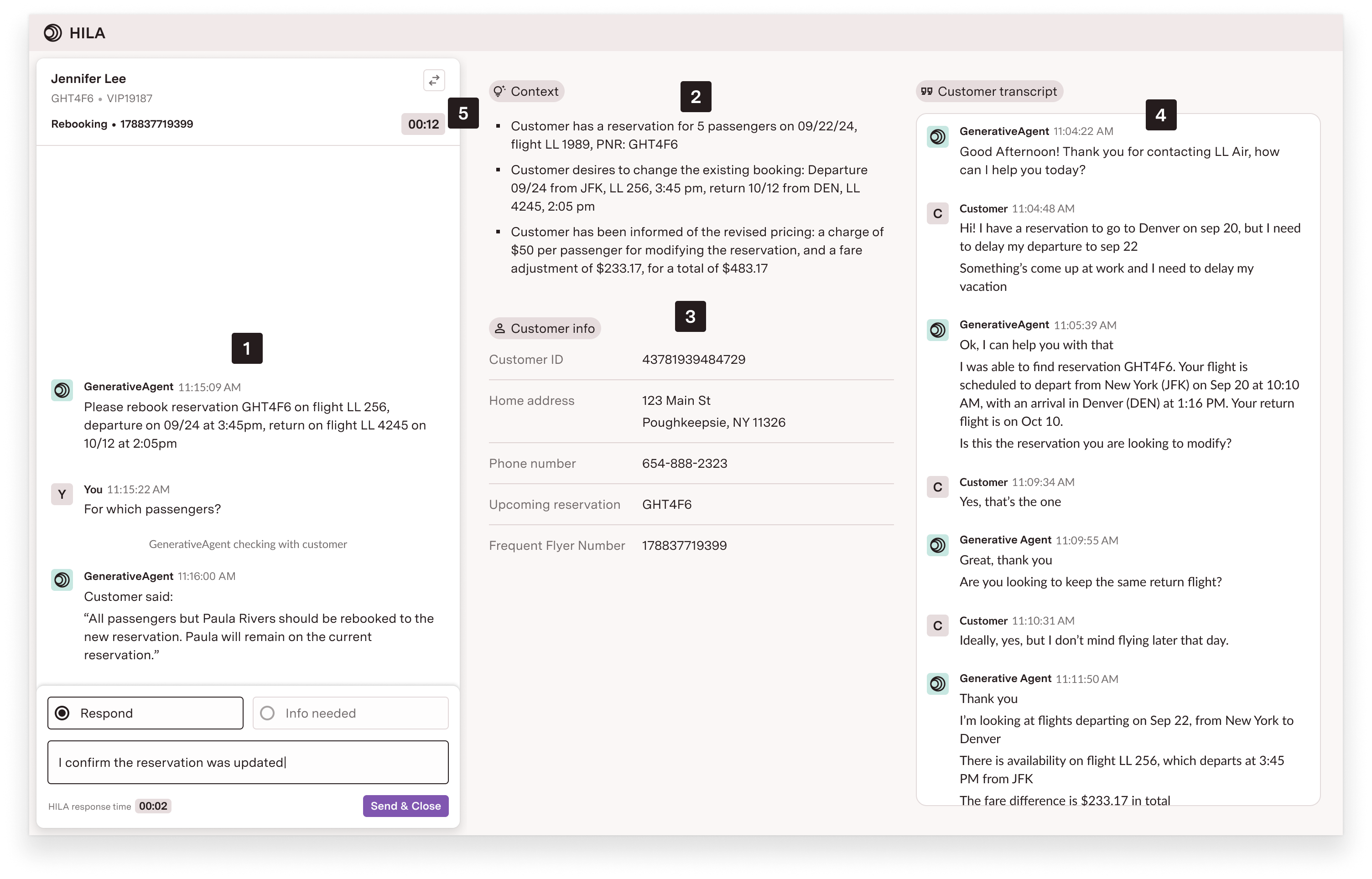 Screenshot of HILA Full UI