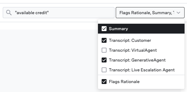 Search functionality