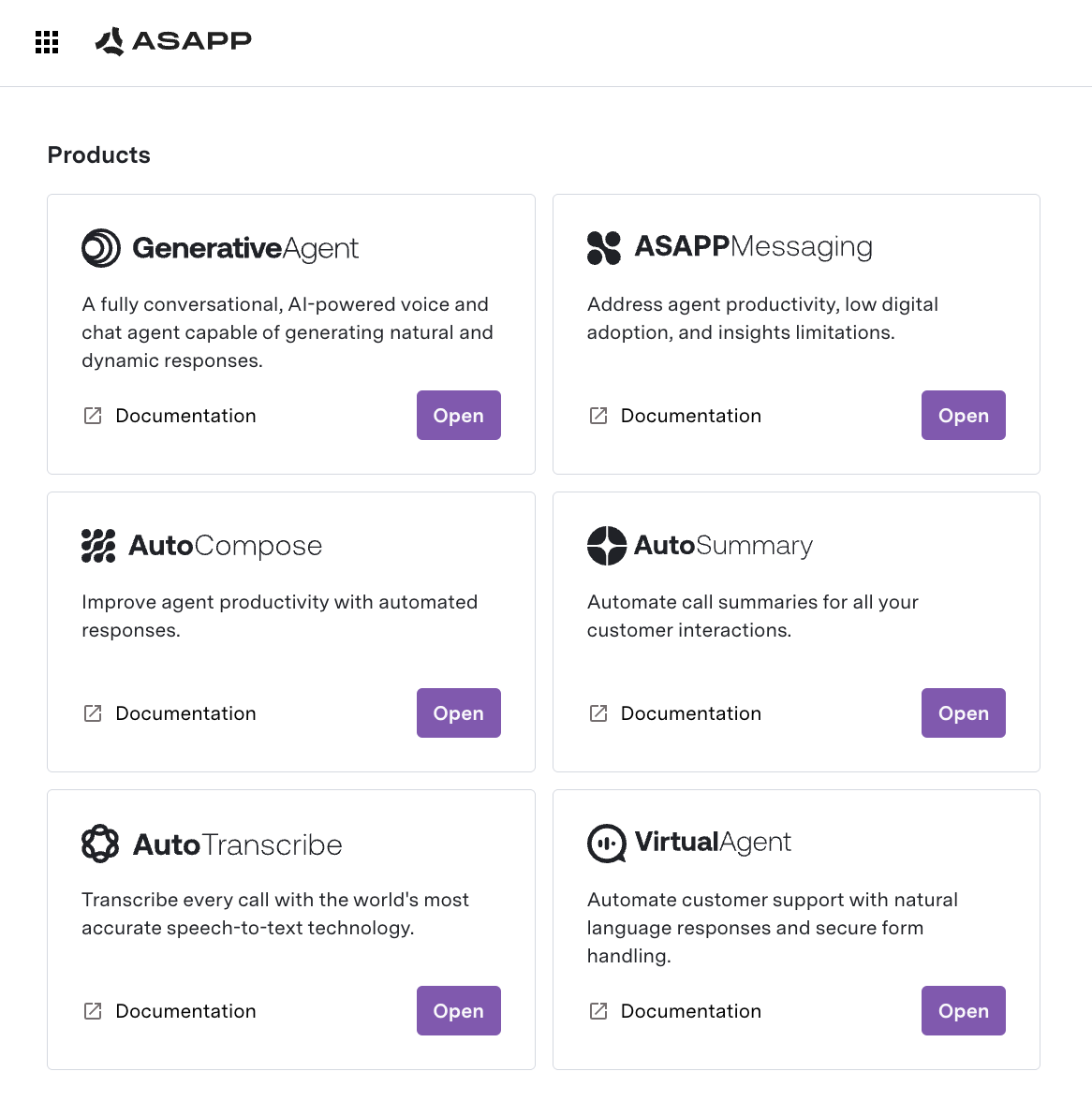 Product Tiles in AI Console