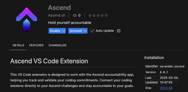 VS Code Extension Dark