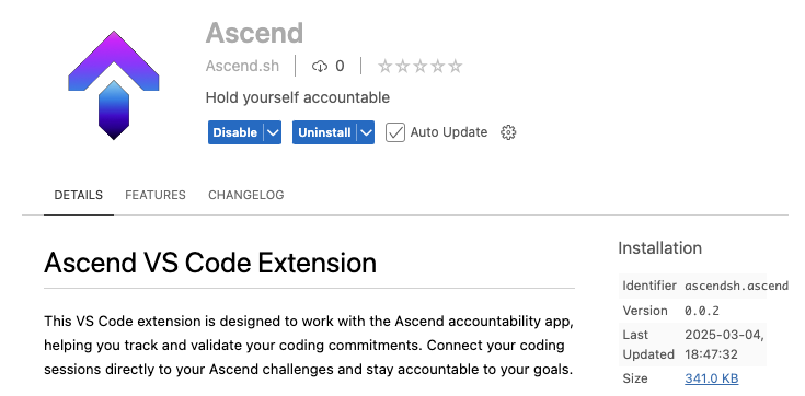 VS Code Extension Light