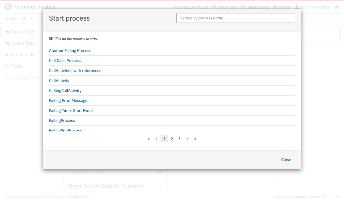 Start Process