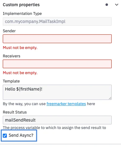 Boolean / Checkbox control