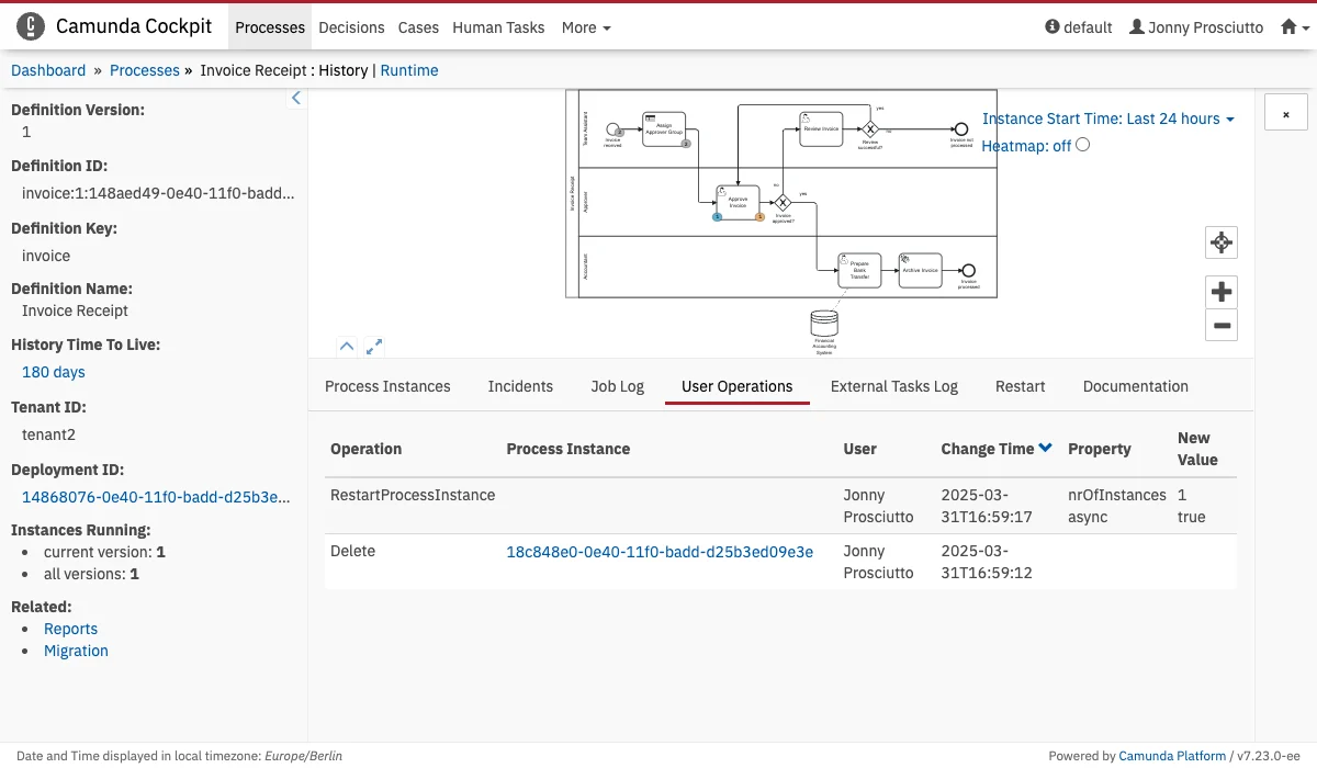 Batch View Page