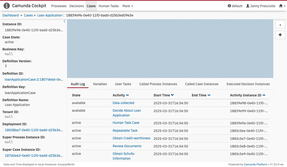 Case Instance Diagram Overlay