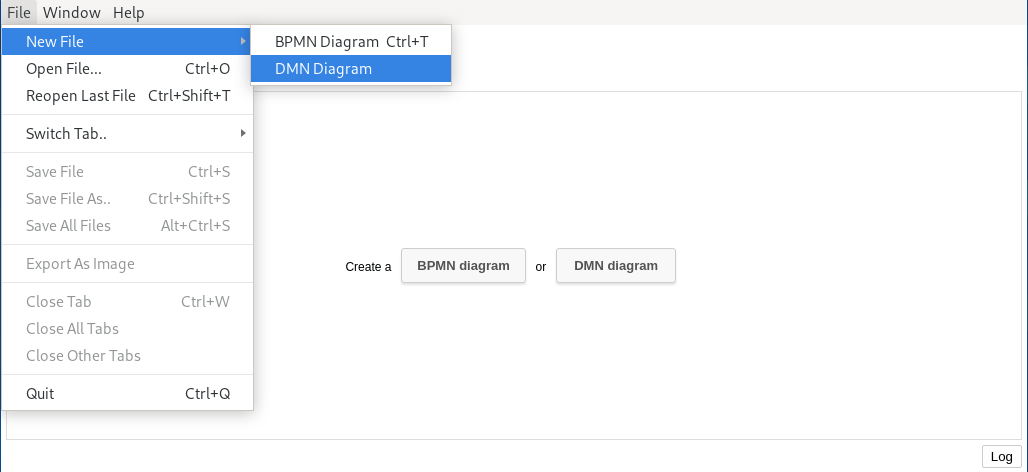 Create a new DMN diagram