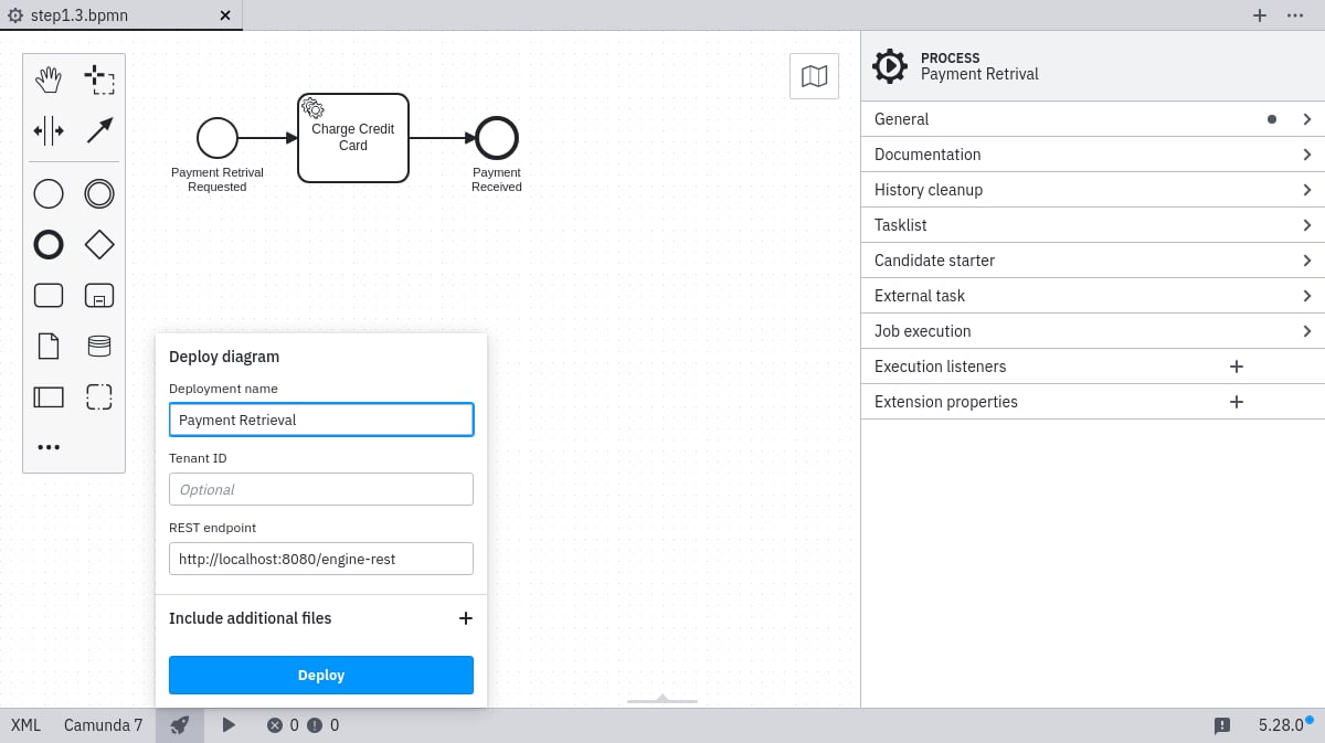 Configure the deployment endpoint