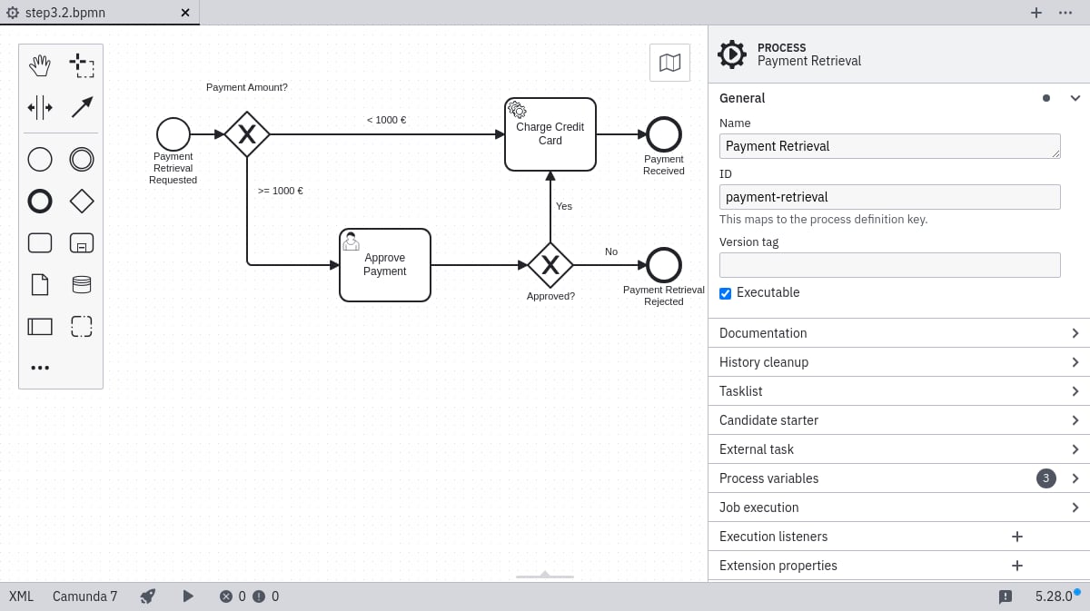 Name the gateways and flows