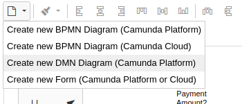 Create a new DMN diagram