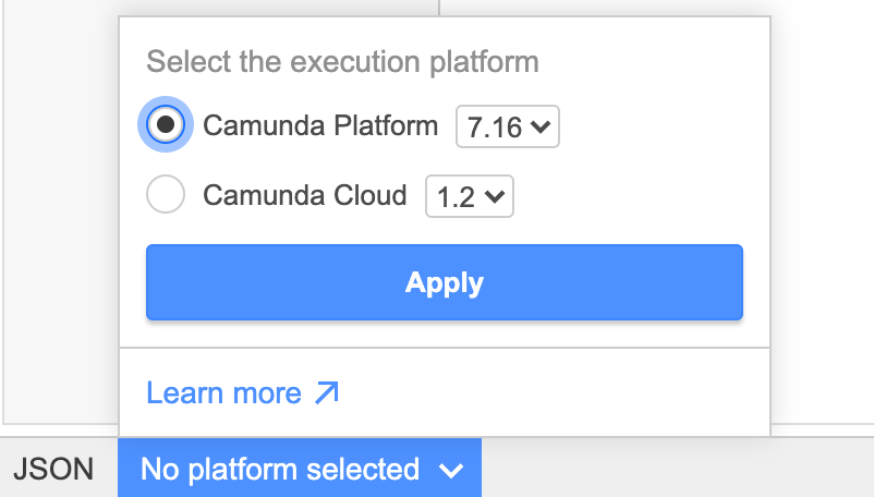 Select the execution platform