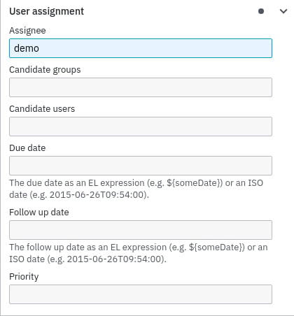 Set the assignee