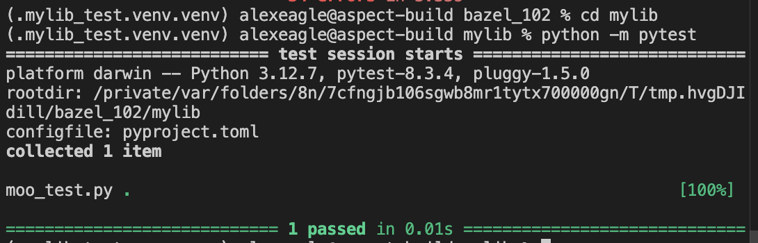just pytest