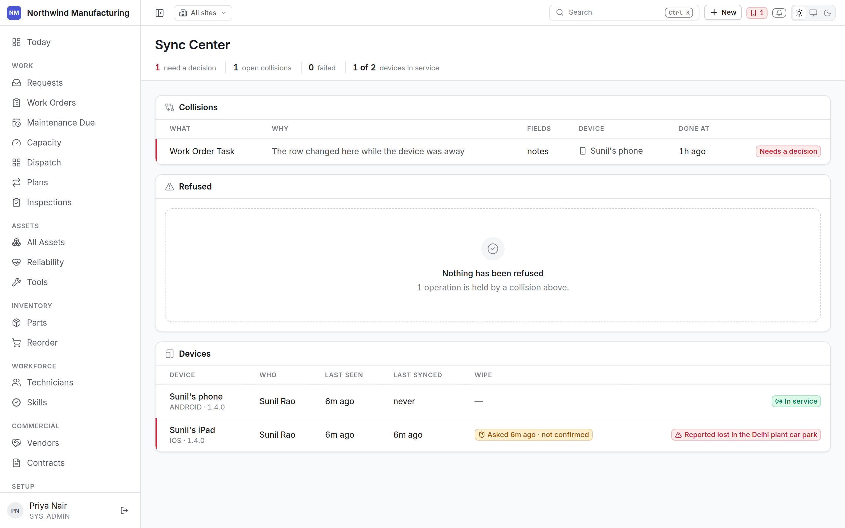 The Sync Center