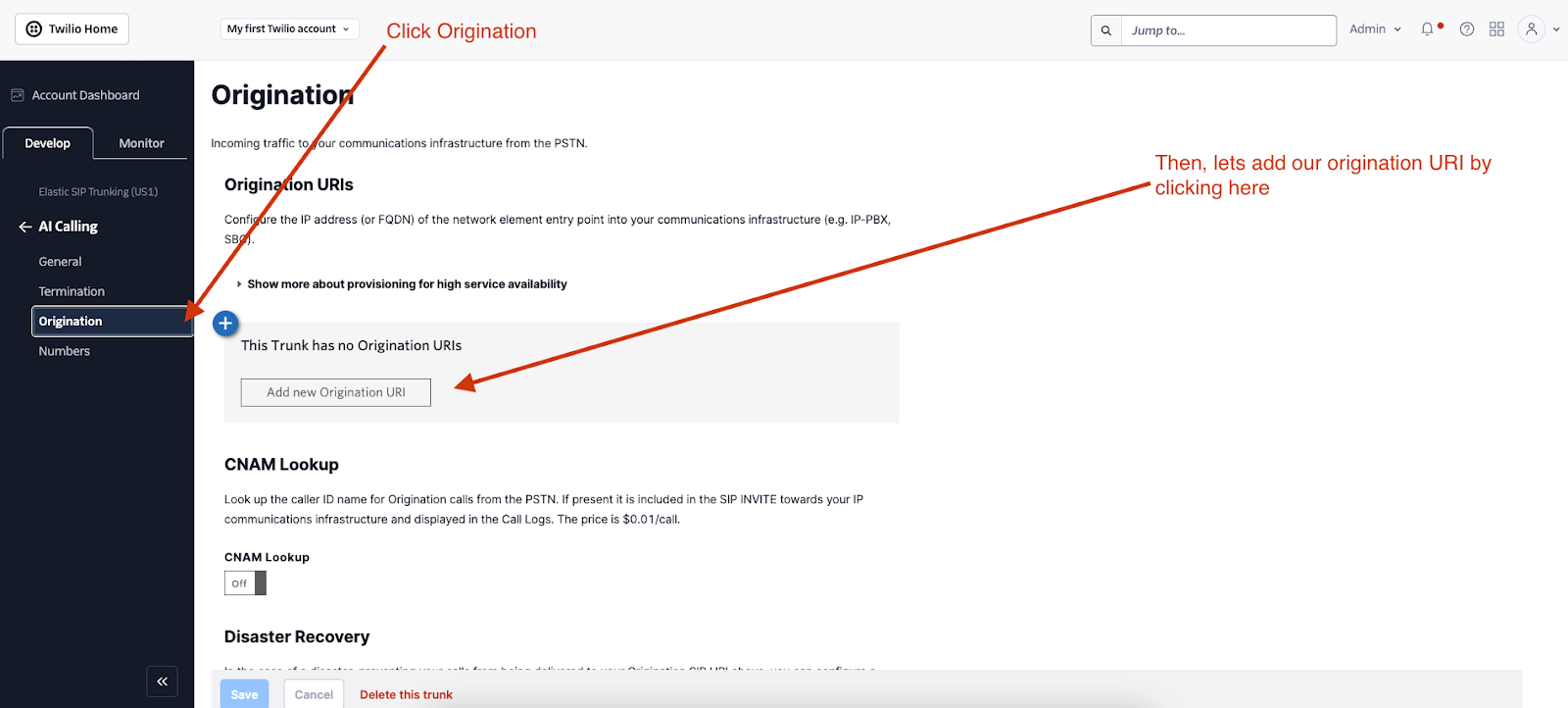 Twilio Import Step 10 Pn
