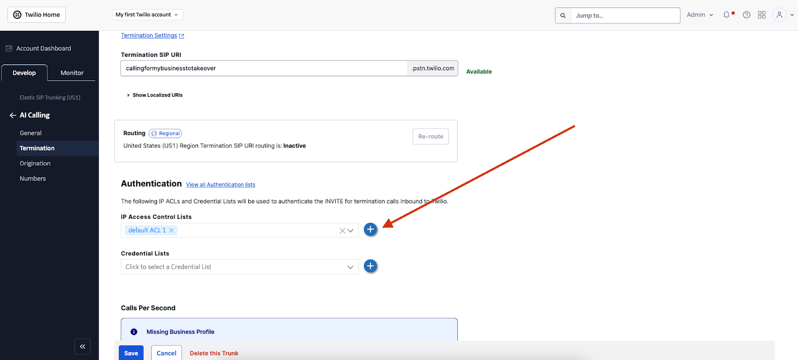 Twilio Import Step 9 Pn