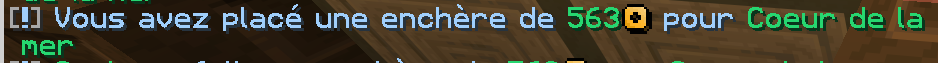 Encherir message