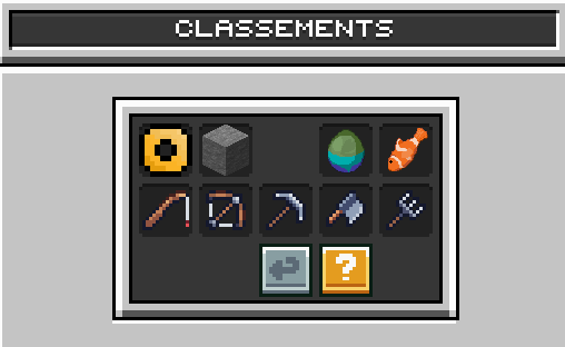 Menu classement