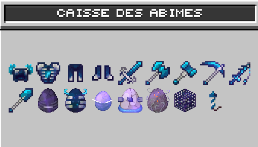 Menu caisse Ender