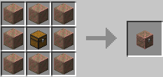 Craft coffre exposé
