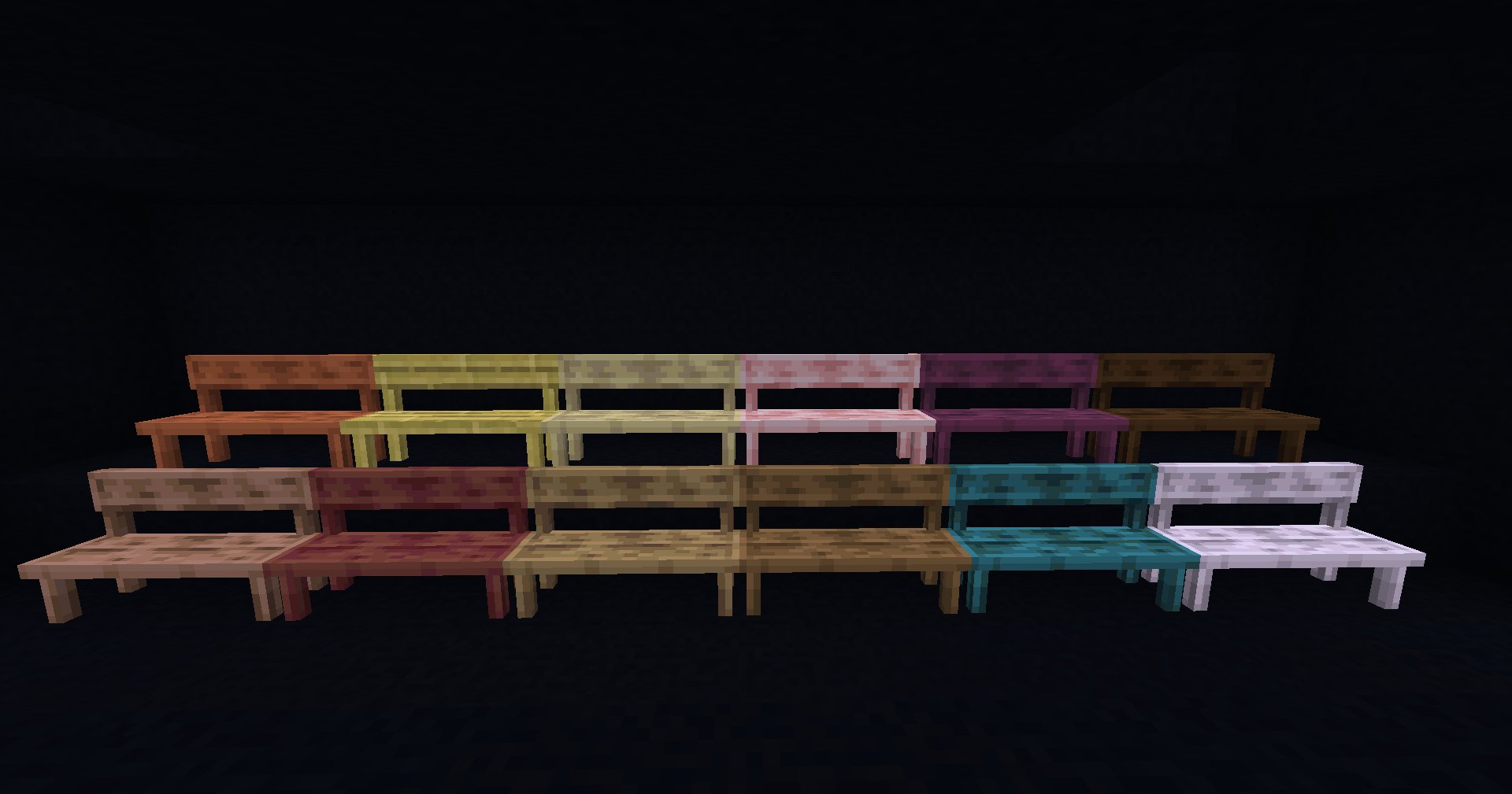 banc avec dossier