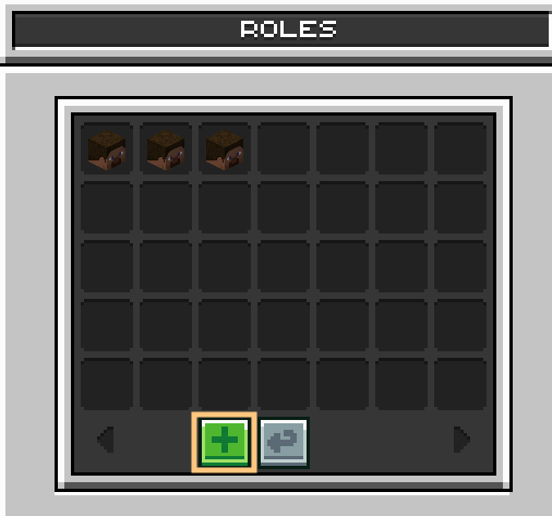 Interface du /v roles