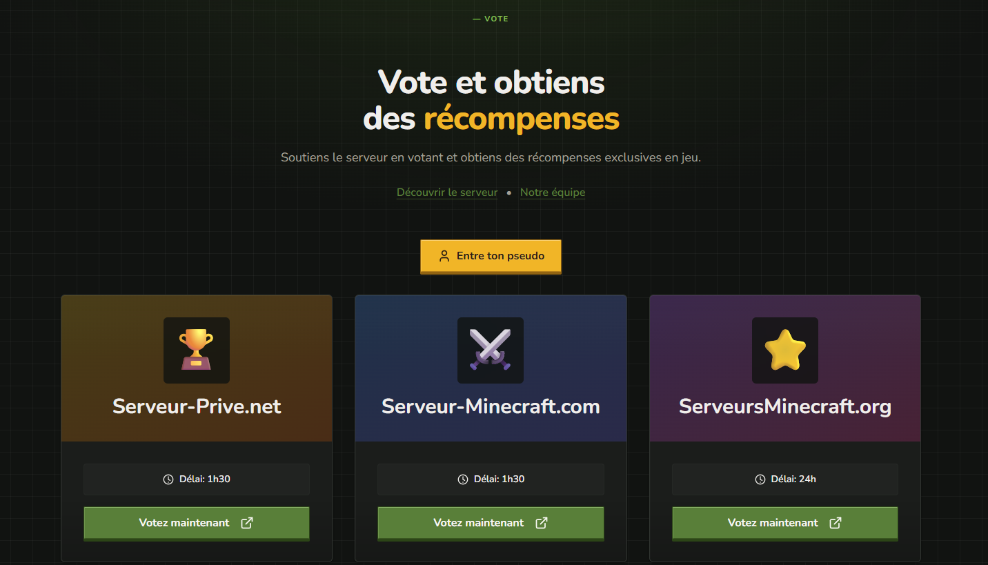 Sites de vote